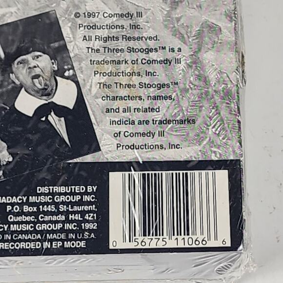 THE THREE STOOGES (2 Videos 4 Episodes) VHS TV Classics Collection Sealed - Picture 3 of 7
